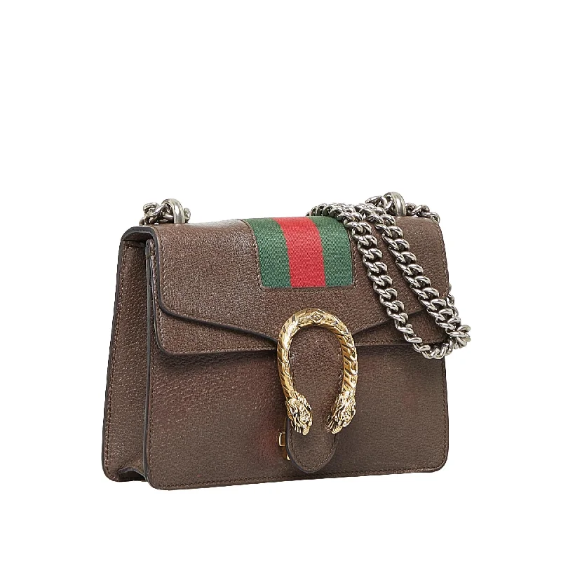 Gucci tote bags for women with a spacious interiorGucci Mini Dionysus Web Crossbody (SHG-vJd3bm)