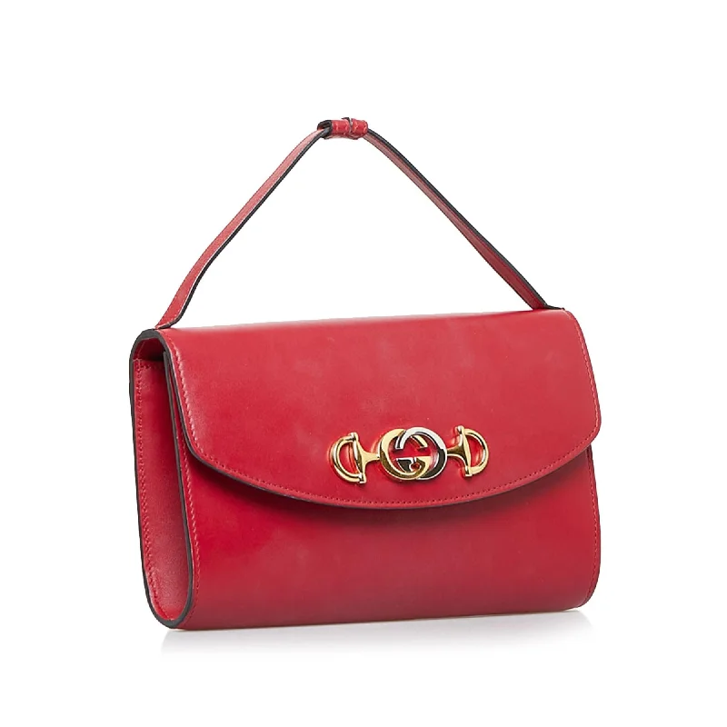 Women Gucci bags with interlocking G hardware for a classic lookGucci Zumi Handbag (SHG-Bd600a)