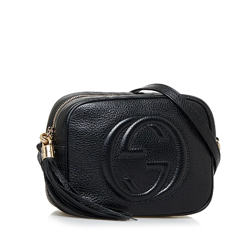 Women Gucci bags with a front - zip pocket for small itemsGucci Soho Disco Crossbody (SHG-odgE8j)