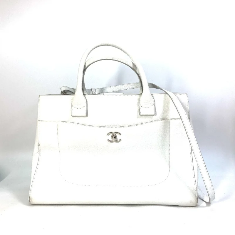 Chanel Black Handbag for Business MeetingsChanel A69931 CC Mark 2WAY Shoulder Bag shoulder Hand Bag White SilverHardware