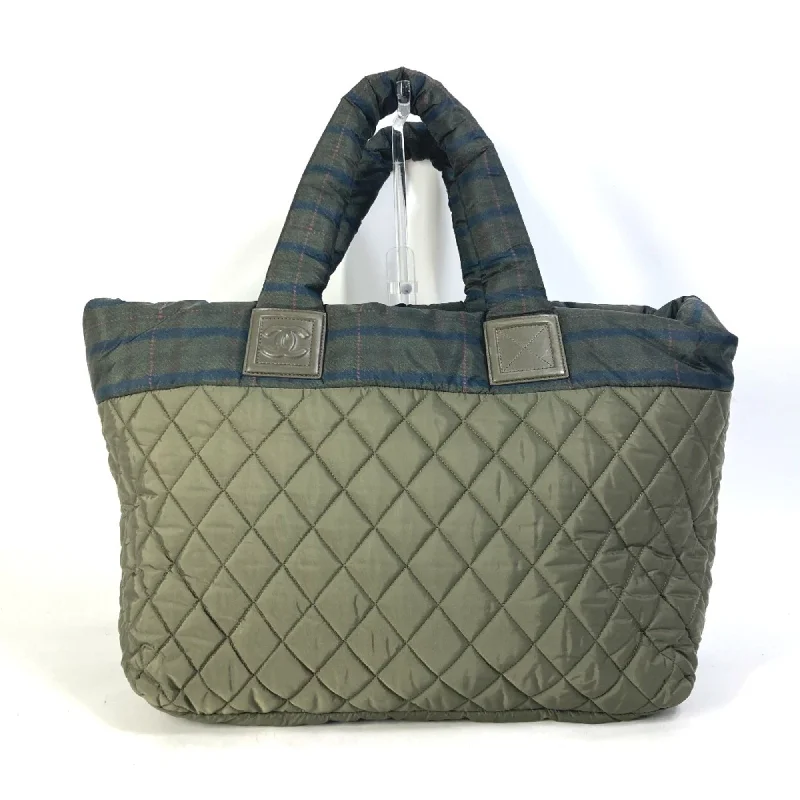 Chanel New Arrival Handbag with Gold HardwareChanel A48611 Quilted shawl Medium Tote Shoulder Bag Check Tote Bag khaki