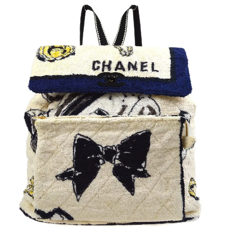 Chanel Vintage Inspired Handbag for Retro LoversChanel 1994 Terry Cloth Jumbo Backpack