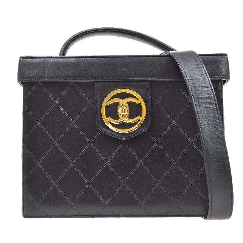 Chanel Luxury Handbag for High - End EventsCHANEL 1991-1994 Cosmoline Circled CC Vanity Handbag