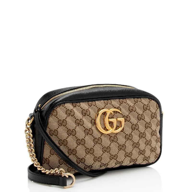 Gucci Dionysus bags for women with tiger - head claspsGucci GG Canvas GG Marmont Small Shoulder Bag (OkDG16)