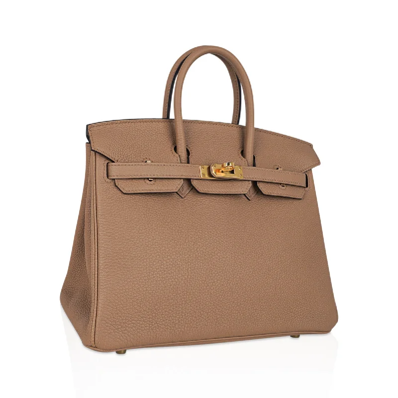 Hermes Birkin 25 Bag in Chai Togo Leather with Gold Hardware