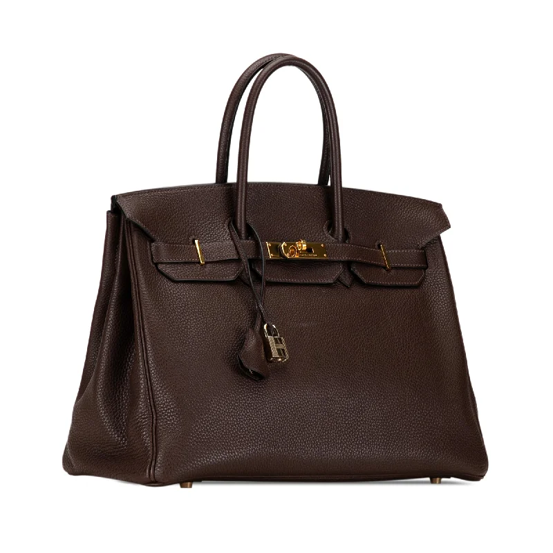 Hermes Togo Birkin Retourne 35 Handbag