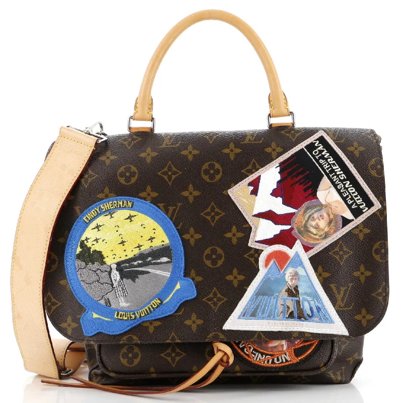 Louis Vuitton bags with a zippered interior pocket for better organizationCindy Sherman Camera Messenger Bag Patch Embellished Monogram Canvas